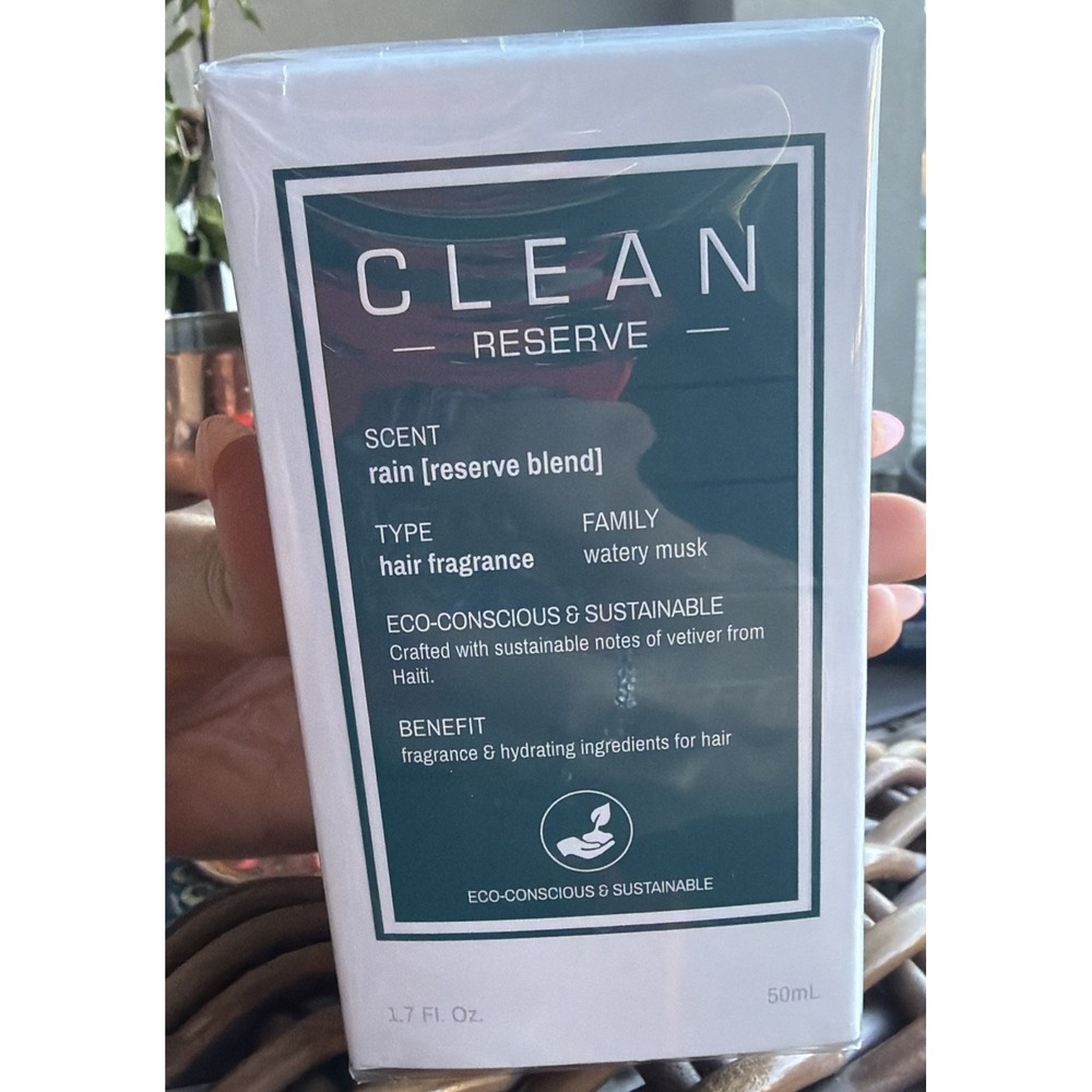 Clean Reserve RAIN for Women Hair Fragrance Mist Spray‎ NIB SEALED 1.7FLOZ/50ML